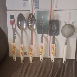 Vintage Set Of 6 EKCO Stainless Servingware